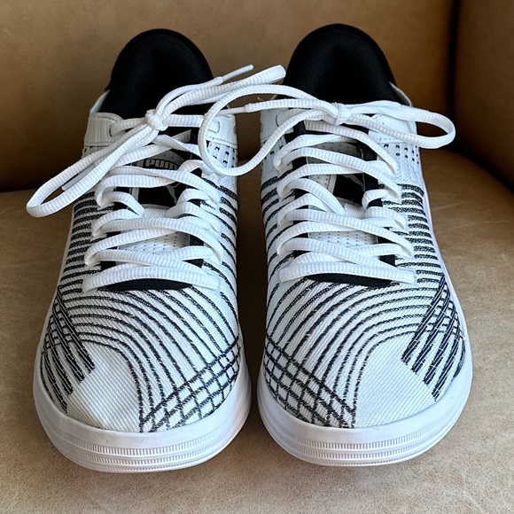 Puma Men's Clyde All-Pro Basketball Sneakers White/Black Size 7.5 Athleisure - Picture 1 of 12